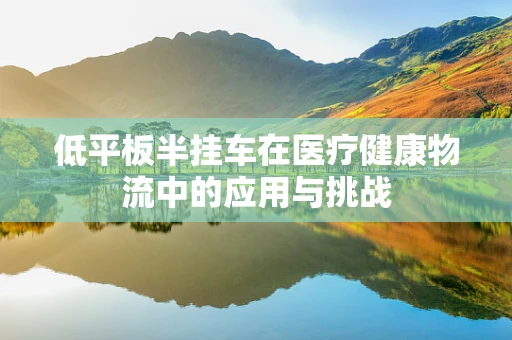 低平板半挂车在医疗健康物流中的应用与挑战