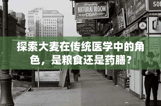 探索大麦在传统医学中的角色，是粮食还是药膳？