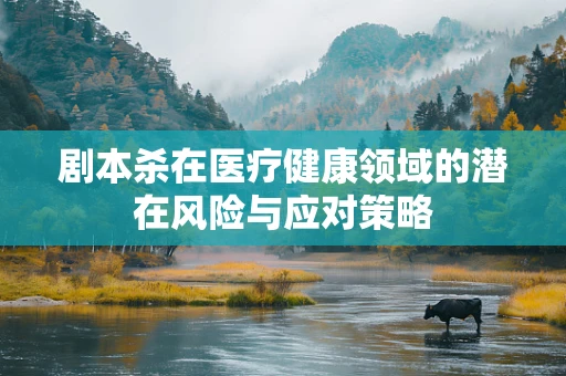 剧本杀在医疗健康领域的潜在风险与应对策略