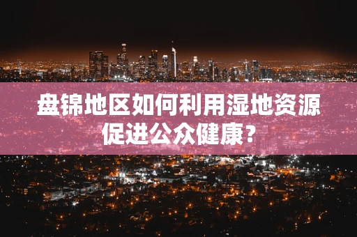 盘锦地区如何利用湿地资源促进公众健康？