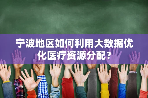 宁波地区如何利用大数据优化医疗资源分配？
