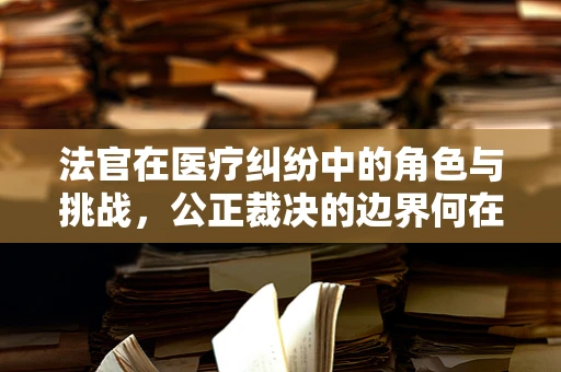 法官在医疗纠纷中的角色与挑战，公正裁决的边界何在？