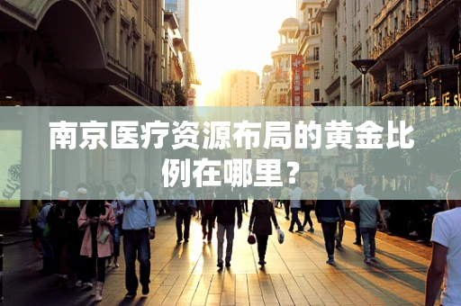 南京医疗资源布局的黄金比例在哪里？
