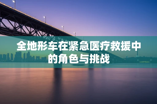 全地形车在紧急医疗救援中的角色与挑战
