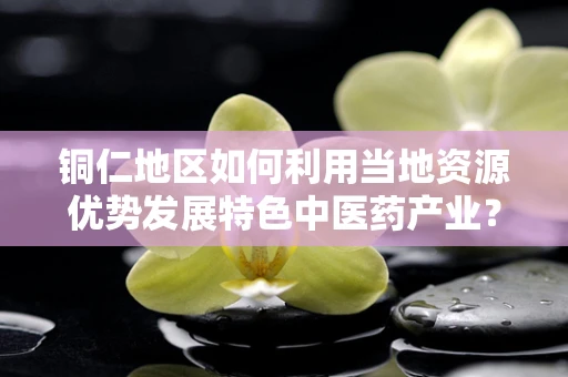 铜仁地区如何利用当地资源优势发展特色中医药产业？