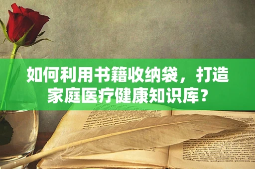 如何利用书籍收纳袋，打造家庭医疗健康知识库？