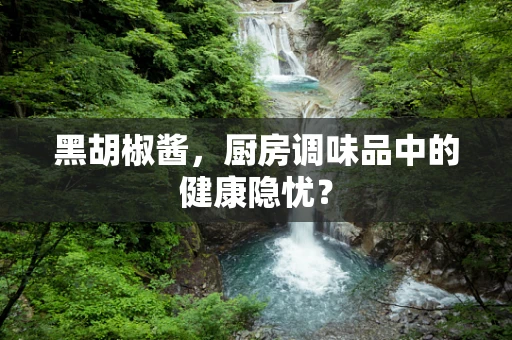 黑胡椒酱，厨房调味品中的健康隐忧？