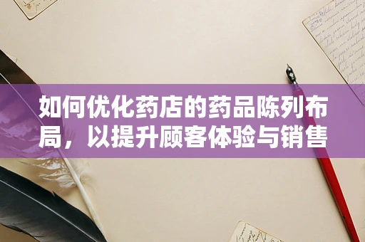 如何优化药店的药品陈列布局，以提升顾客体验与销售效率？
